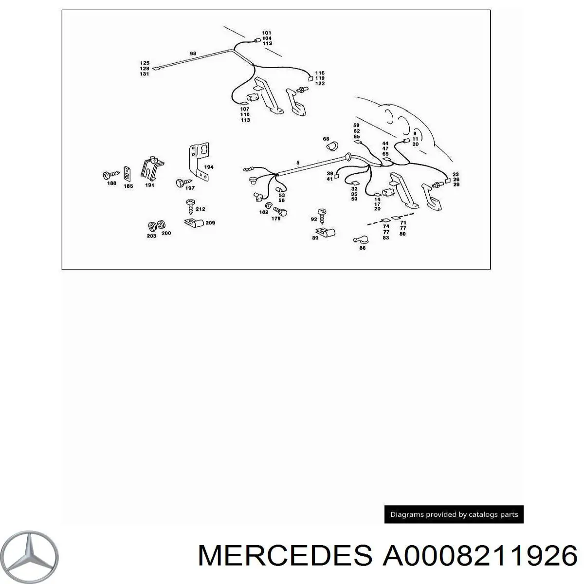  Mercedes A0008211926 precio, desde 5,93 EUR