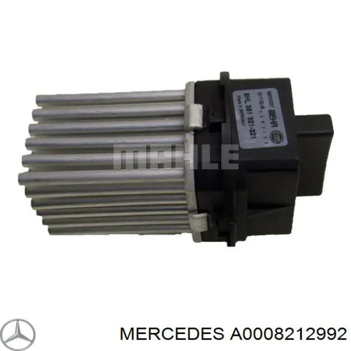 Resistencia de Ventilador Mercedes A0008212992 precio, desde 47,92 EUR