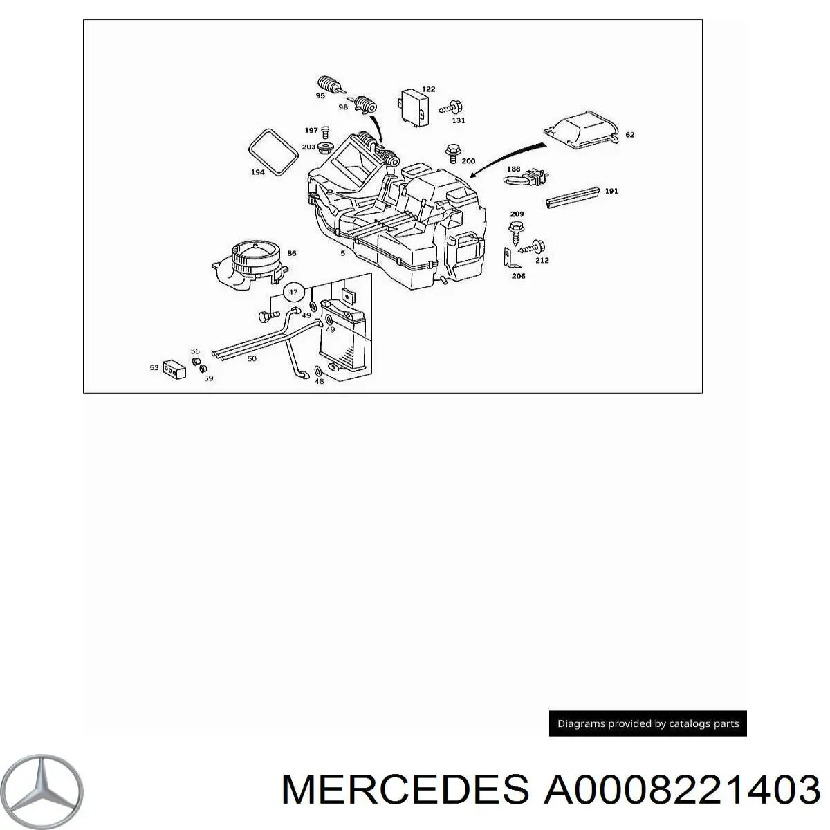 A0008221403 Mercedes 
