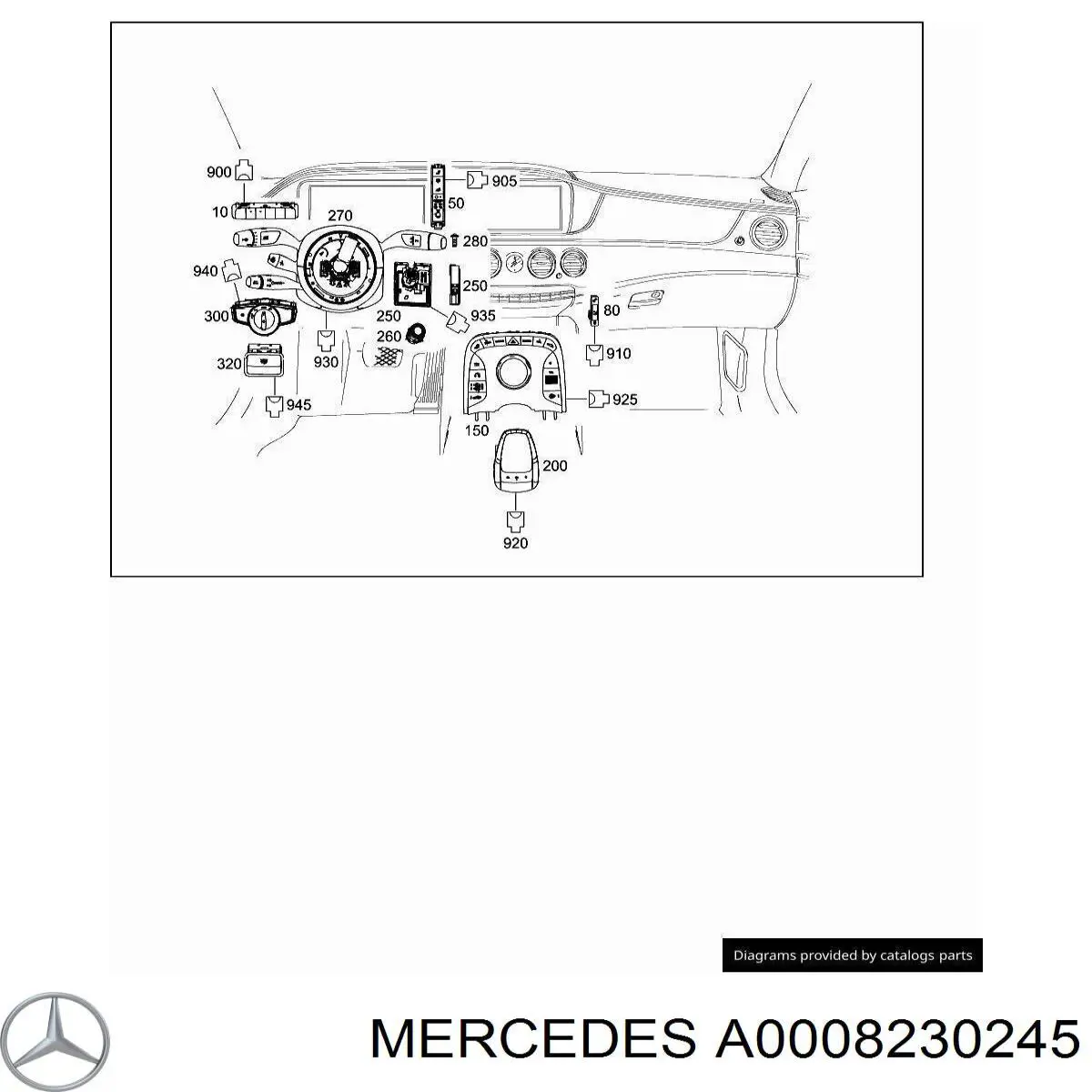 A0008230245 Mercedes