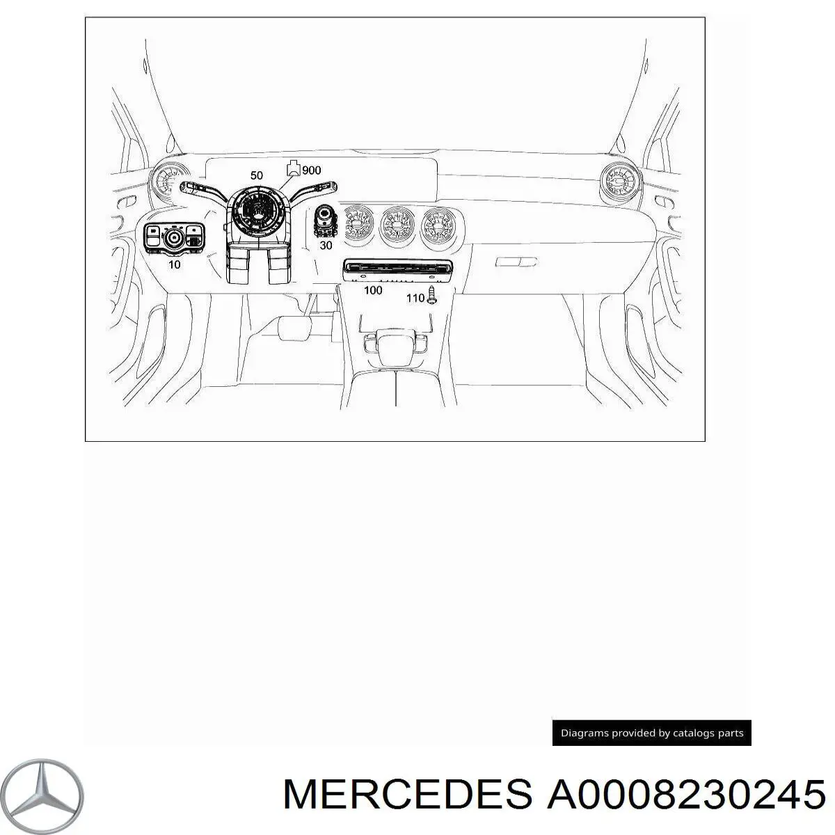  Mercedes A0008230245 precio, desde 6,72 EUR