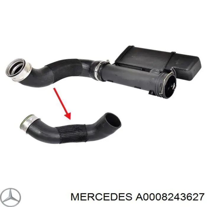 Comprar A0008243627 Mercedes Goma de la escobilla del limpiaparabrisas del lado del conductor