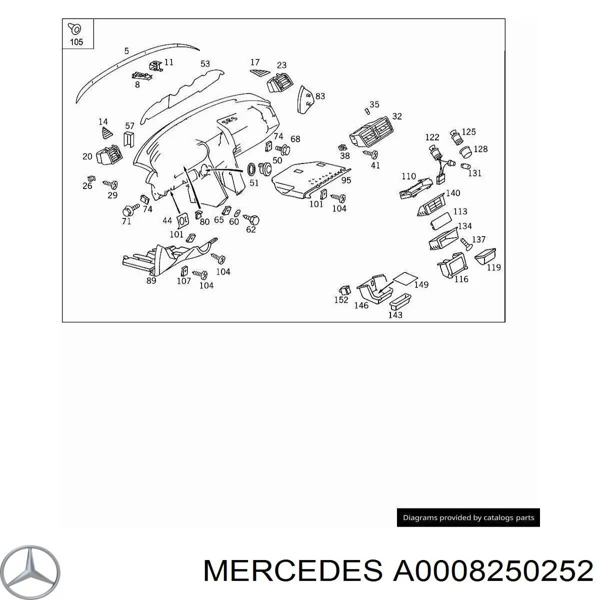 Comprar A0008250252 Mercedes 