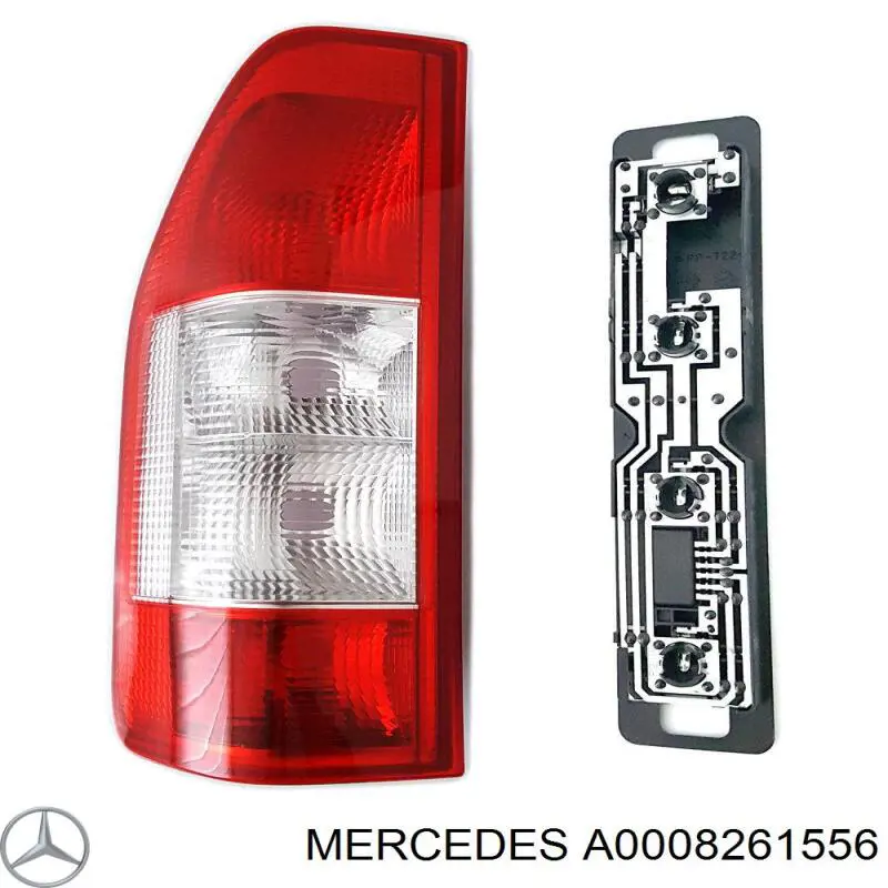 Piloto trasero izquierdo Mercedes A0008261556 precio, desde 45,81 EUR