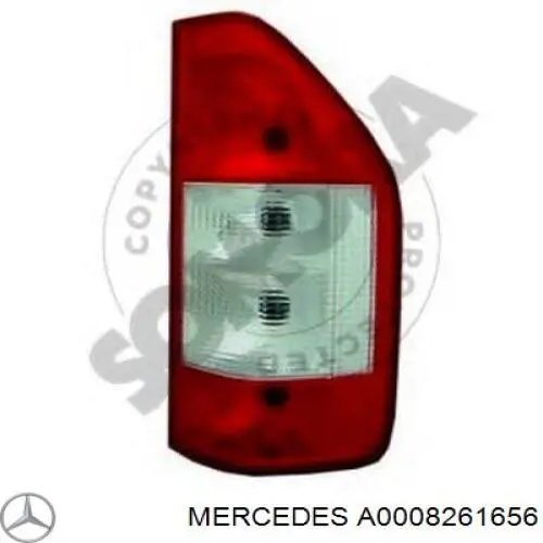 Piloto trasero derecho Mercedes A0008261656 precio, desde 47,52 EUR