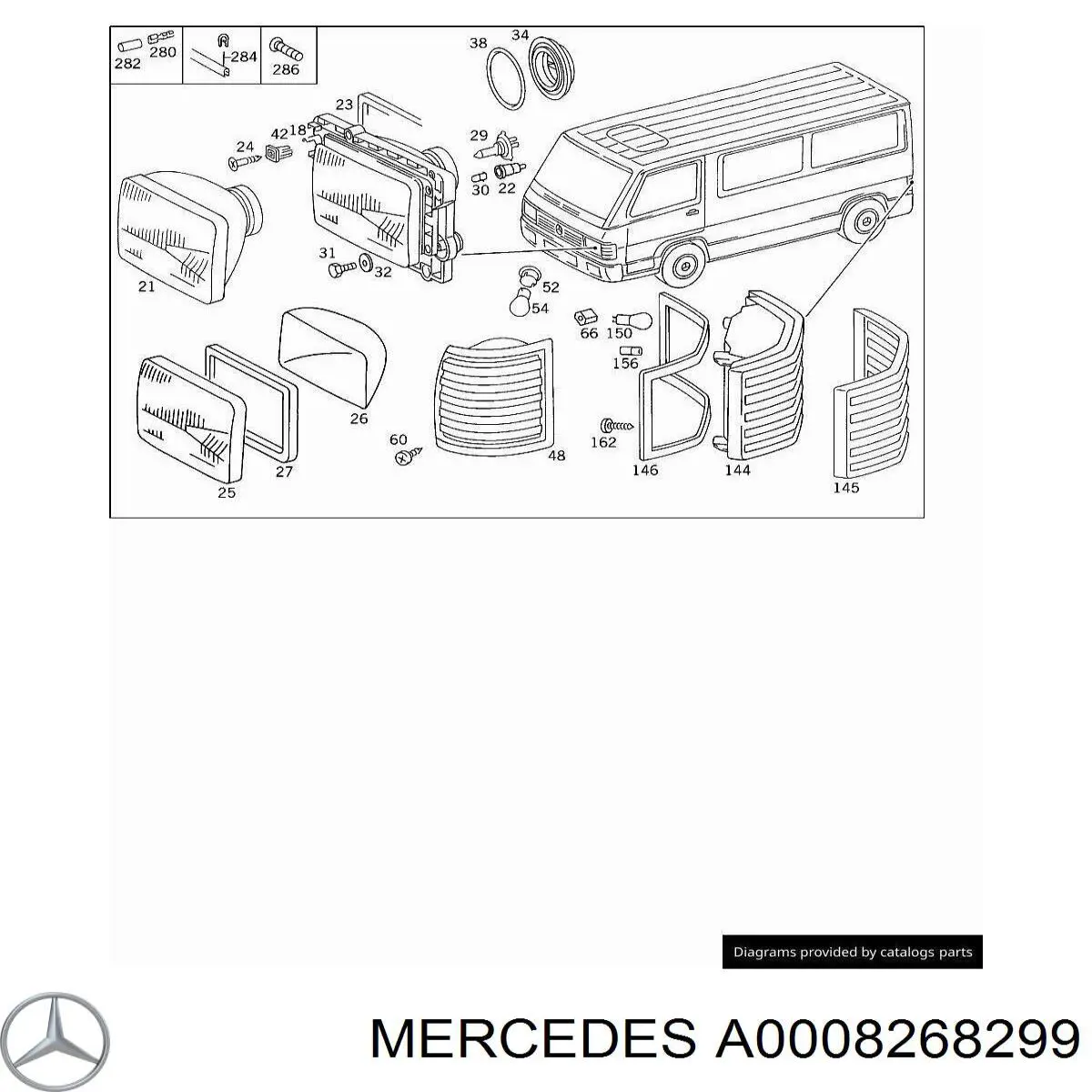 A0008268299 Mercedes 