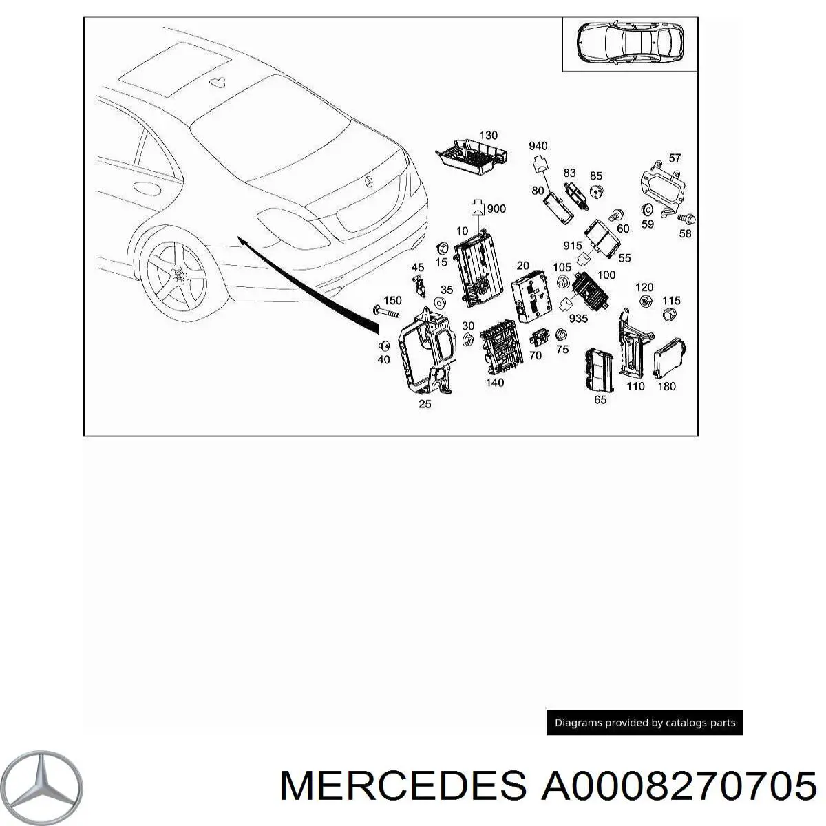  Mercedes A0008270705 precio, desde 191,66 EUR