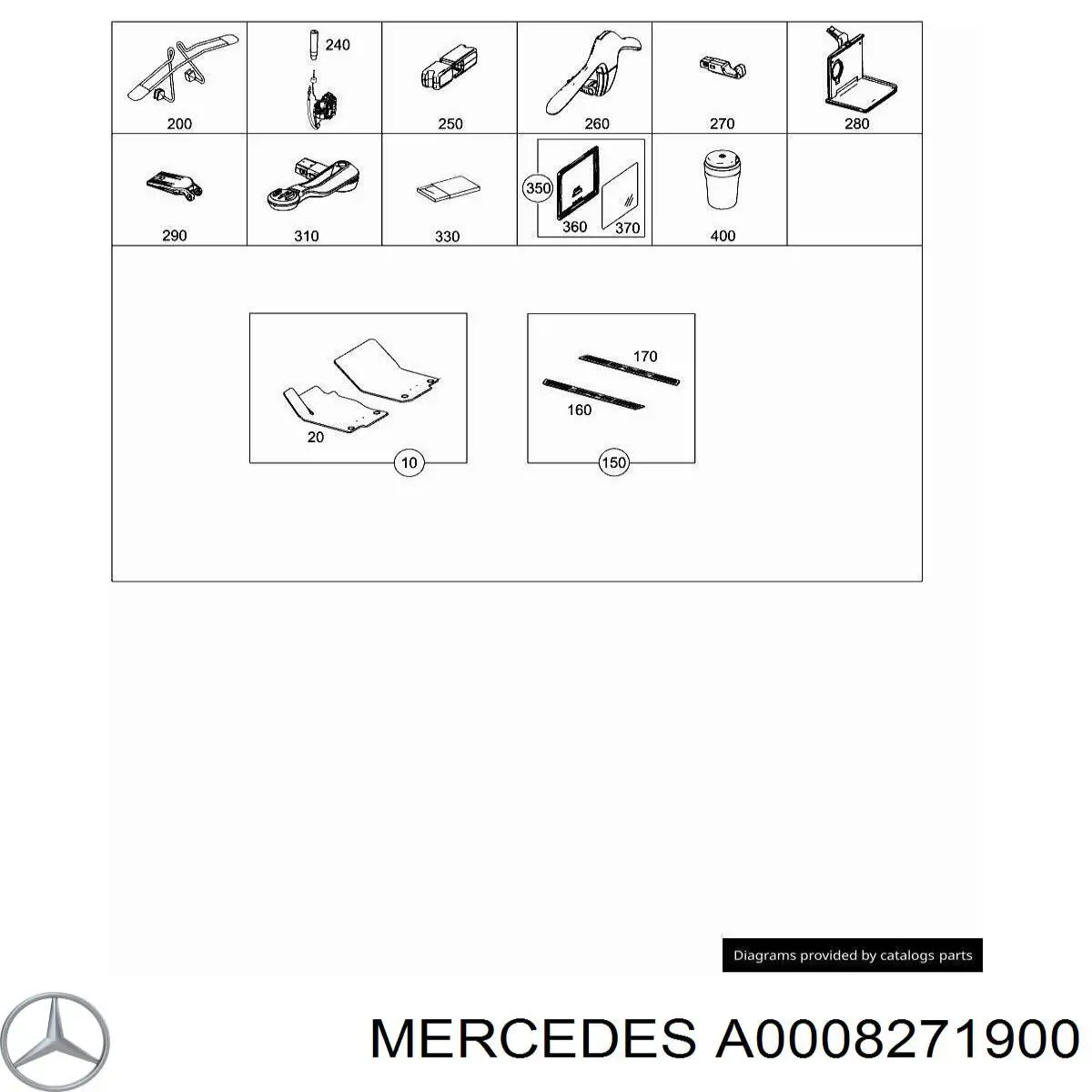  Mercedes A0008271900 precio, desde 192,44 EUR
