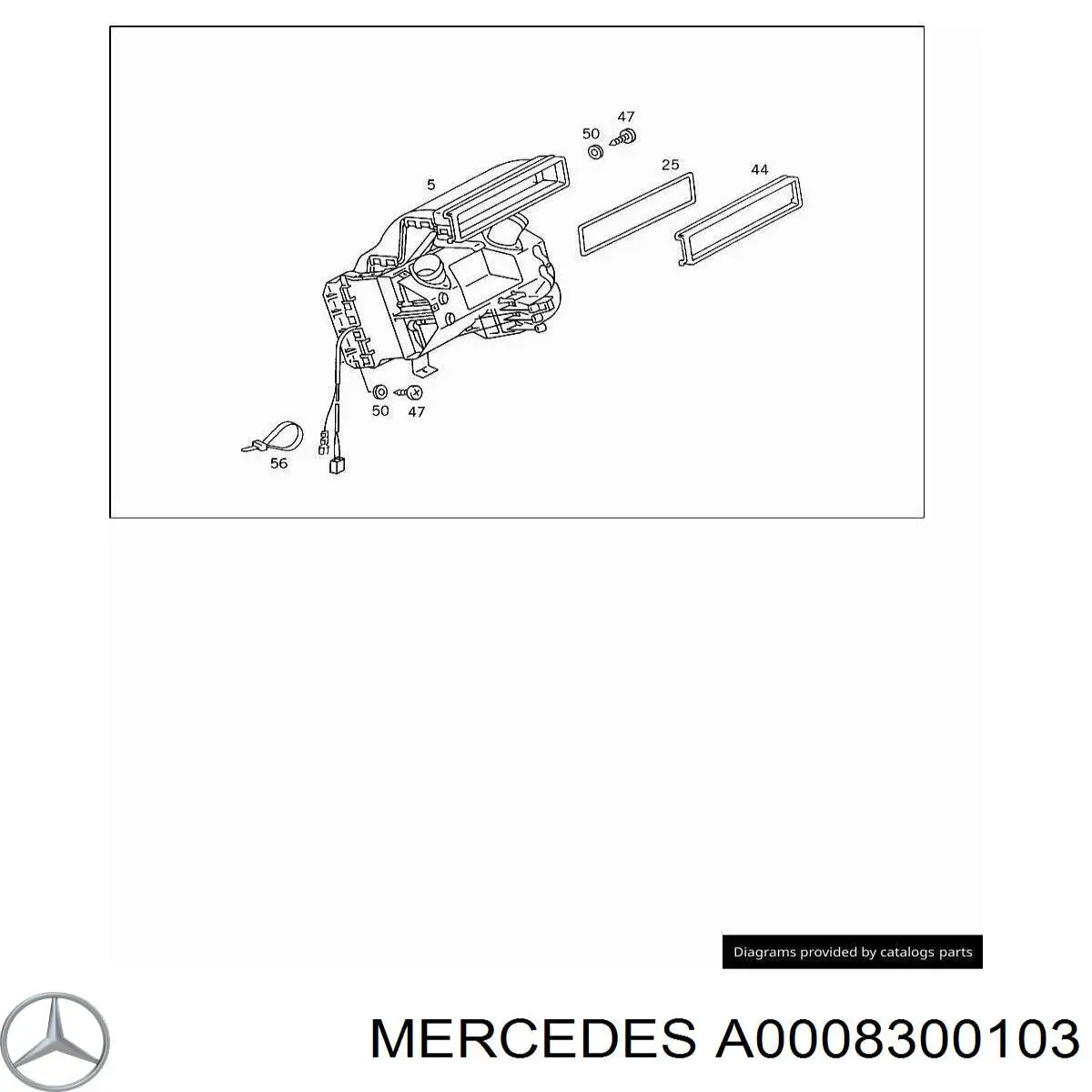 A0008300103 Mercedes 