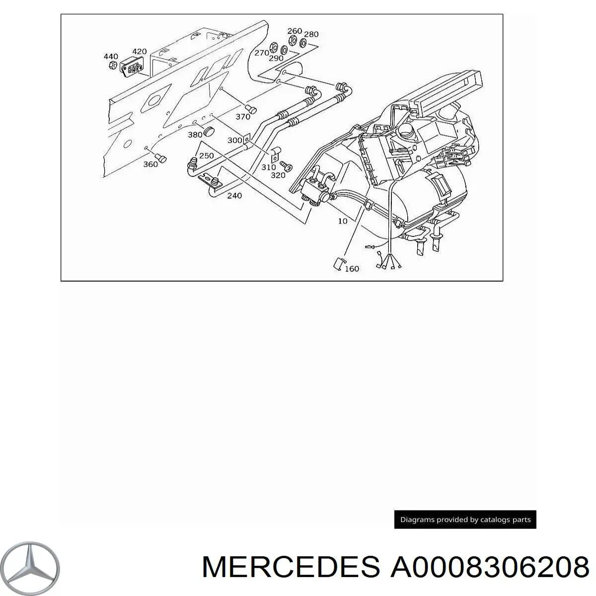 Ventilador de calefacción Mercedes A0008306208 precio, desde 498,48 EUR