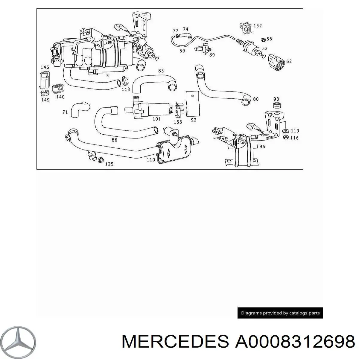 A0008312698 Mercedes