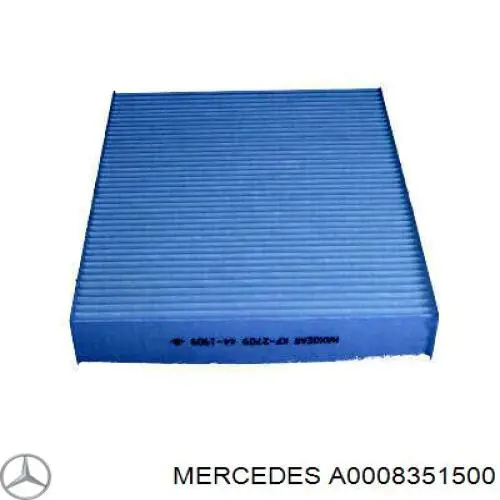 A0008351500 Mercedes filtro de habitáculo