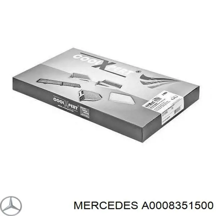 Filtro de cabina Mercedes A0008351500 precio, desde 4,62 EUR