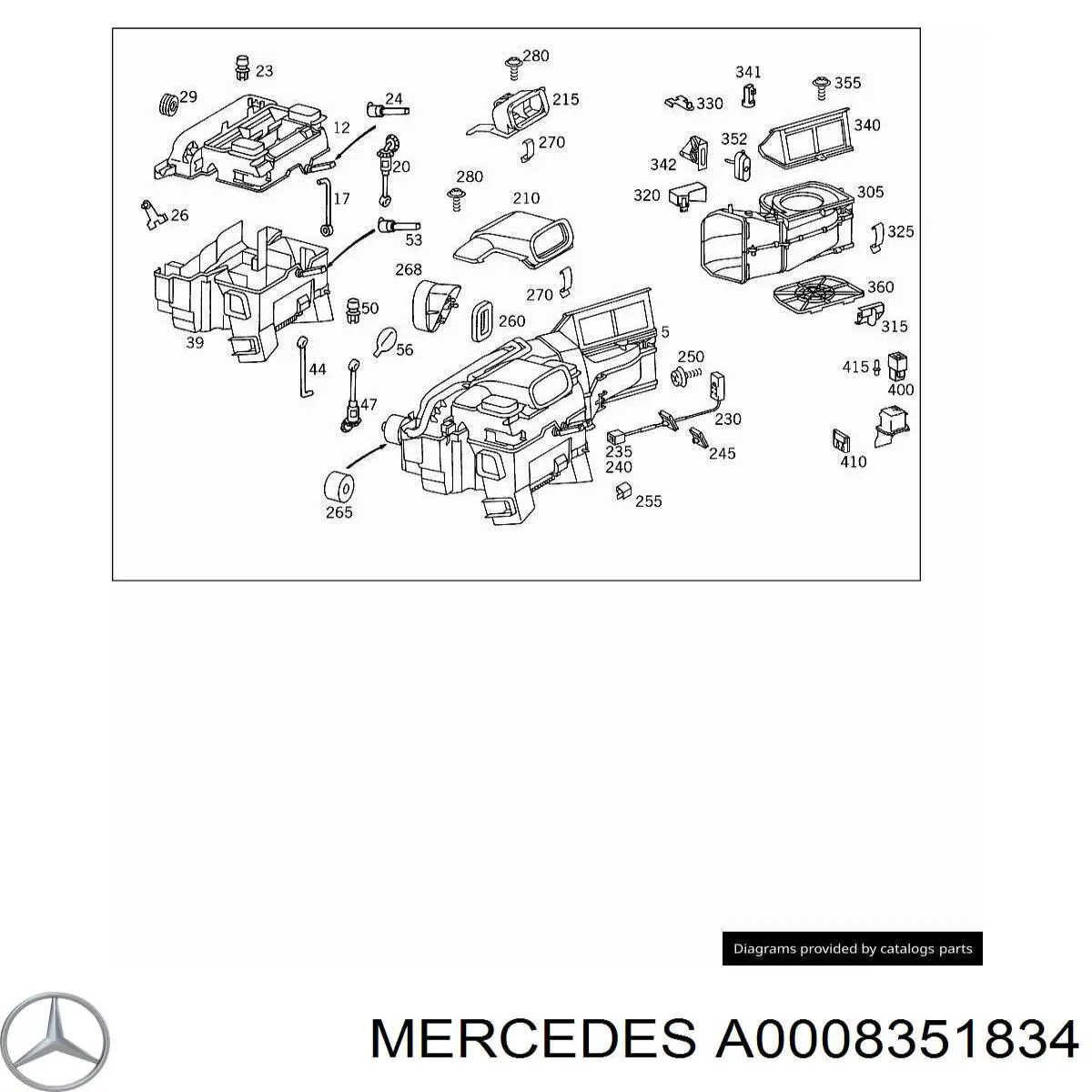 A0008351834 Mercedes 