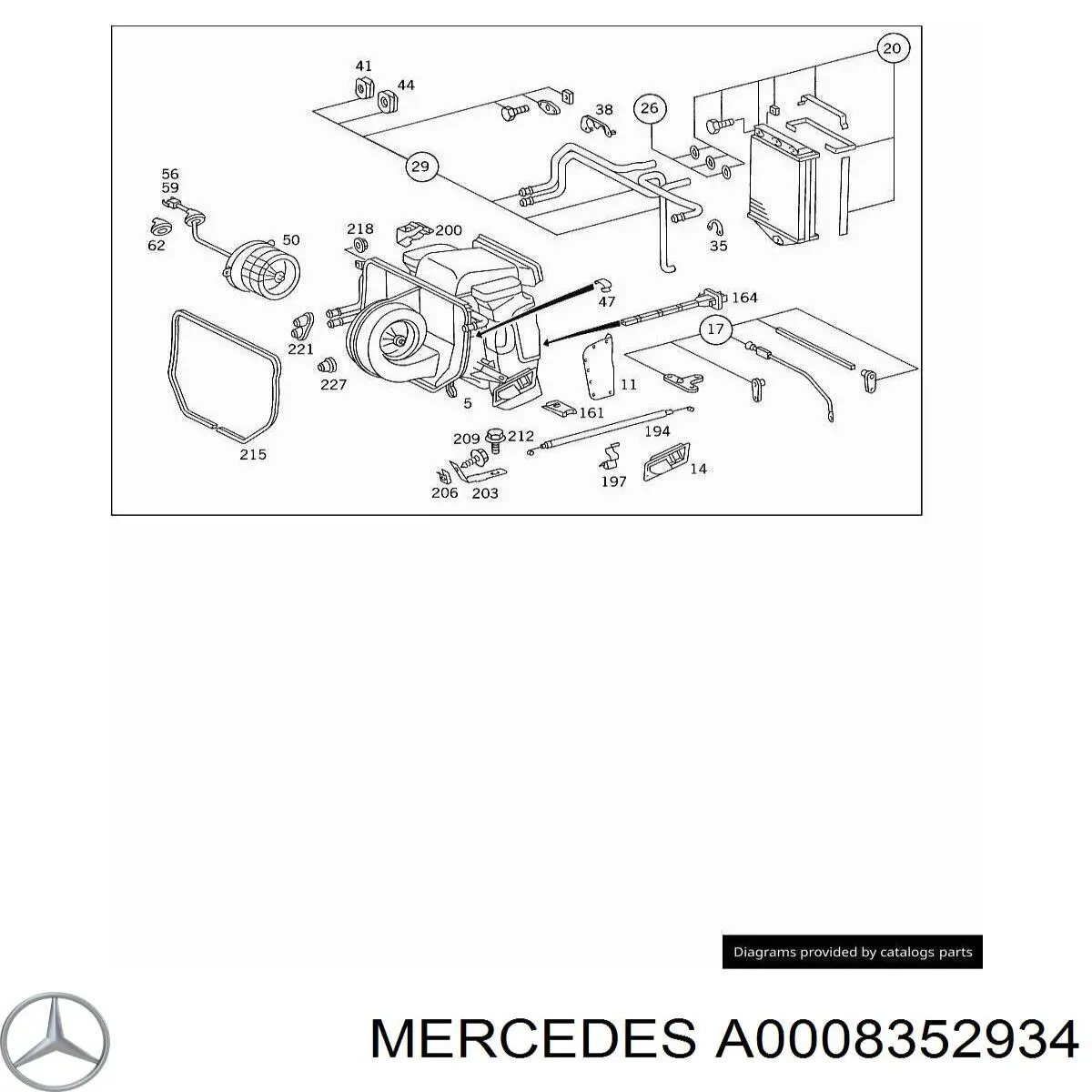 A0008352934 Mercedes 