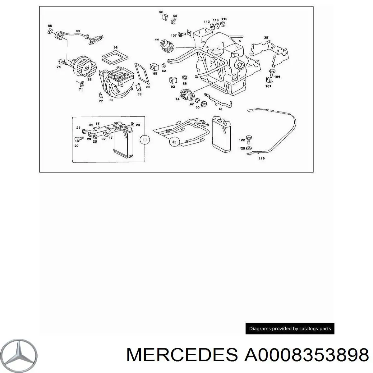 A0008353898 Mercedes