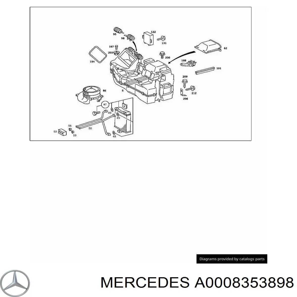  Mercedes A0008353898 precio, desde 3,57 EUR