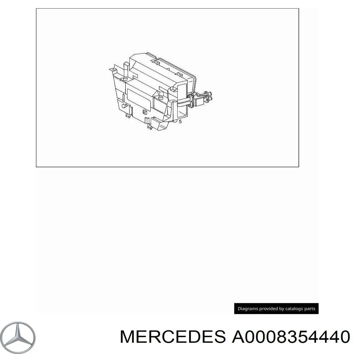 Carcasa del ventilador del calefactor, conjunto Mercedes A0008354440 precio, desde 298,93 EUR