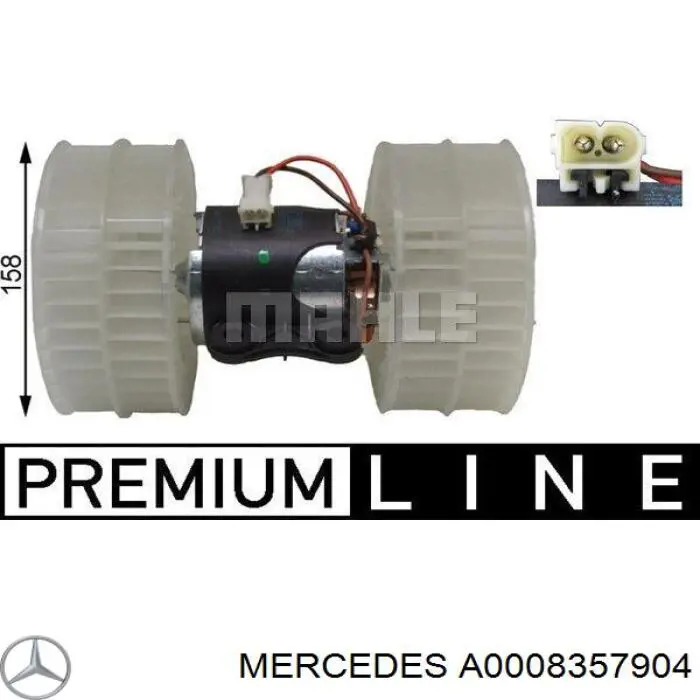 Comprar A0008357904 Mercedes Motor de calefacción
