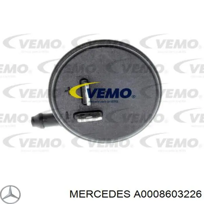 A0008603226 Mercedes bomba de limpiaparabrisas delantera