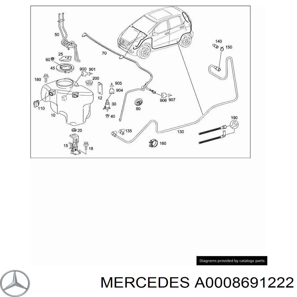 A0008691222 Mercedes