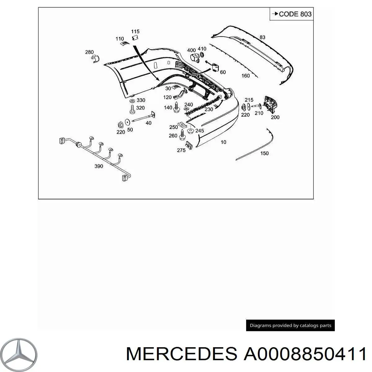 Comprar A0008850411 Mercedes 