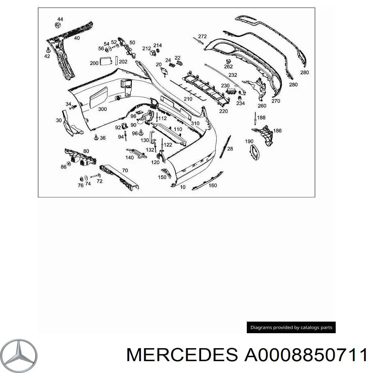 A0008850711 Mercedes