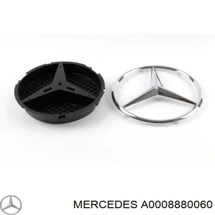 Soporte del emblema de la parrilla del radiador Mercedes A0008880060 precio, desde 52,82 EUR