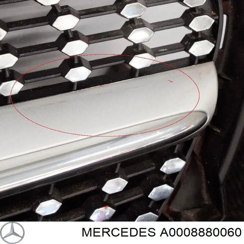 Emblema de la rejilla para Mercedes E (S210)
