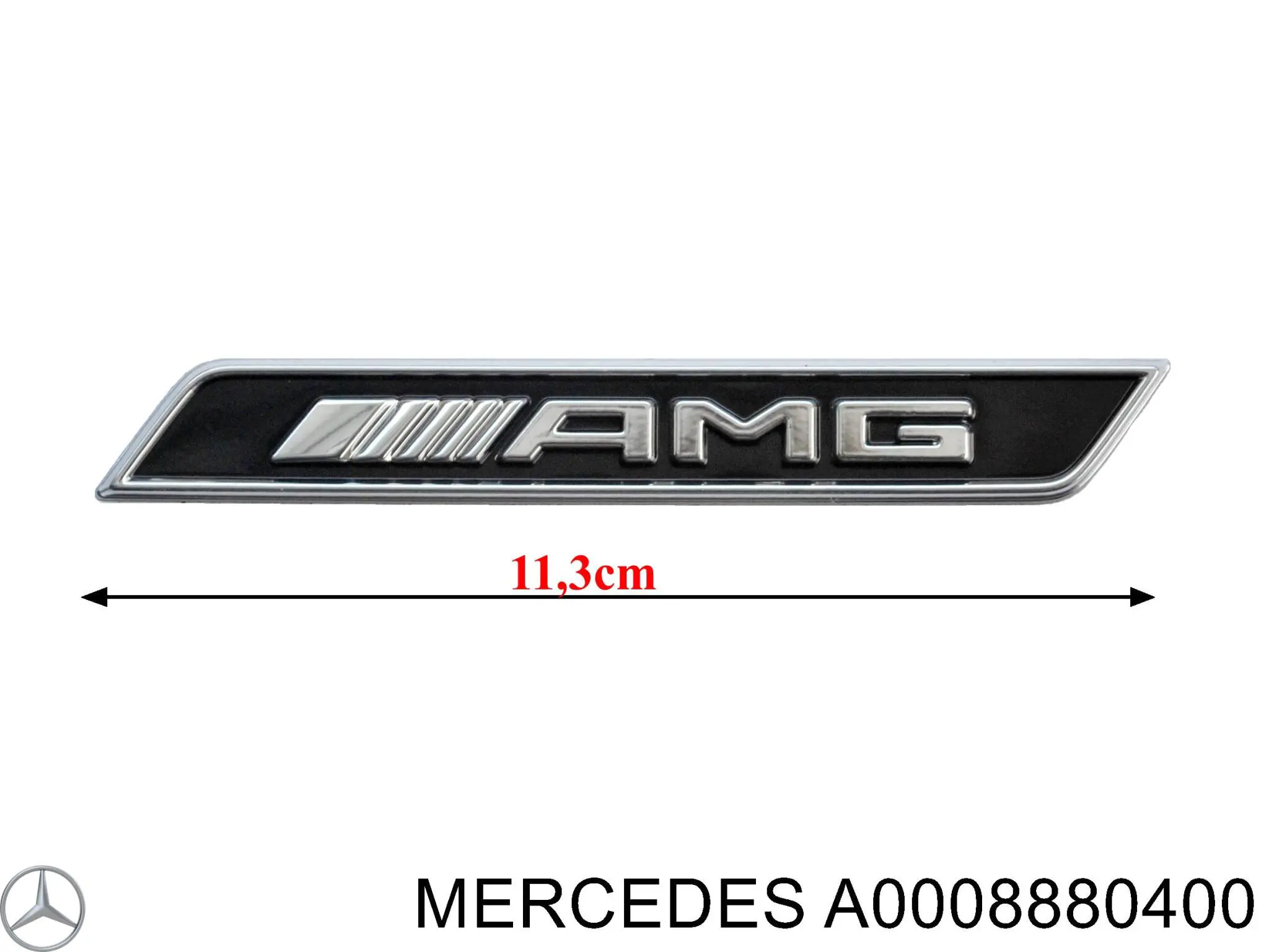 Comprar A0008880400 Mercedes Emblema de la parrilla del radiador