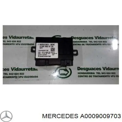 A0009009703 Mercedes 