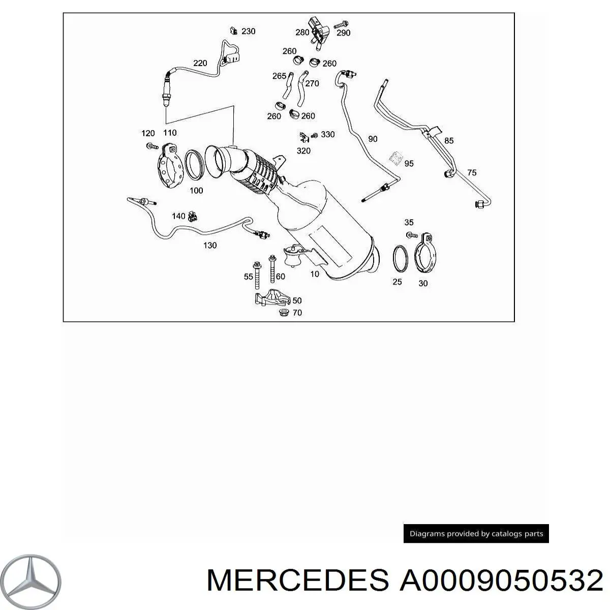 A0009050532 Mercedes