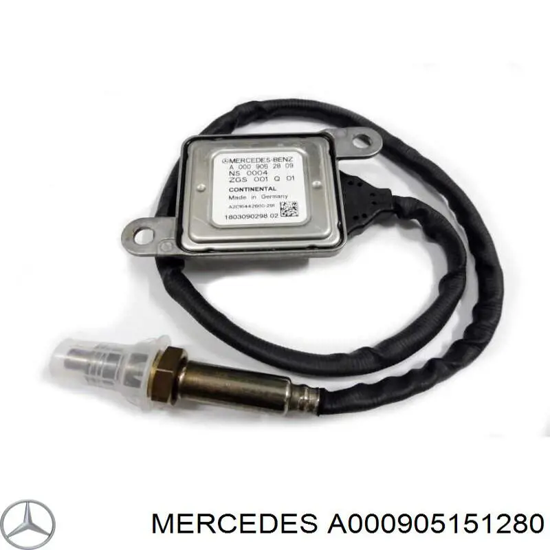 A000905151280 Mercedes Sensor de óxidos de nitrógeno NOx