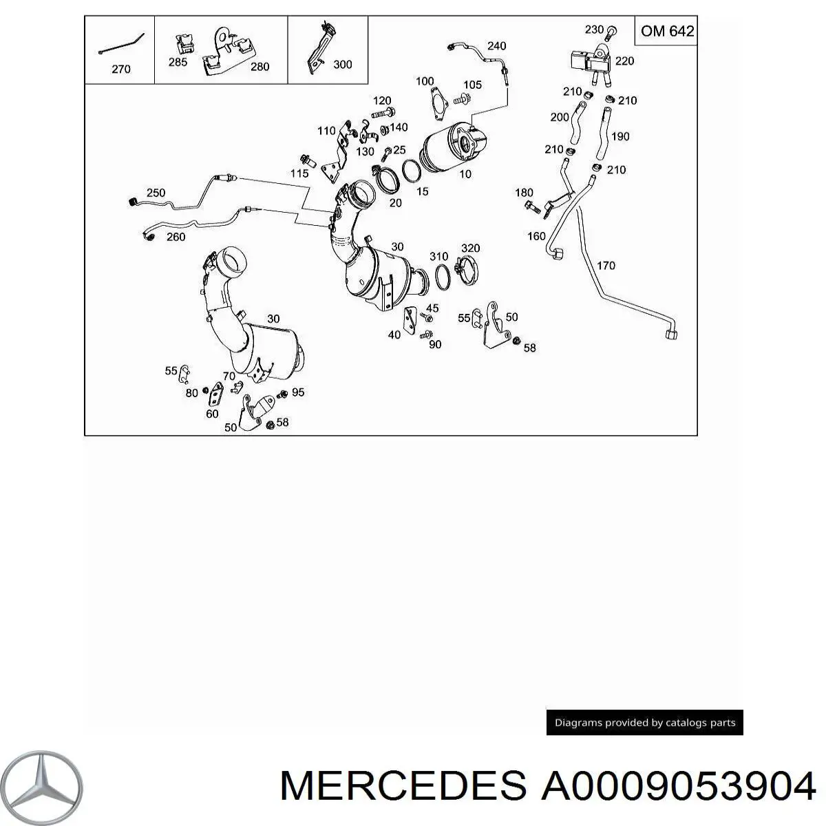 A0009053904 Mercedes