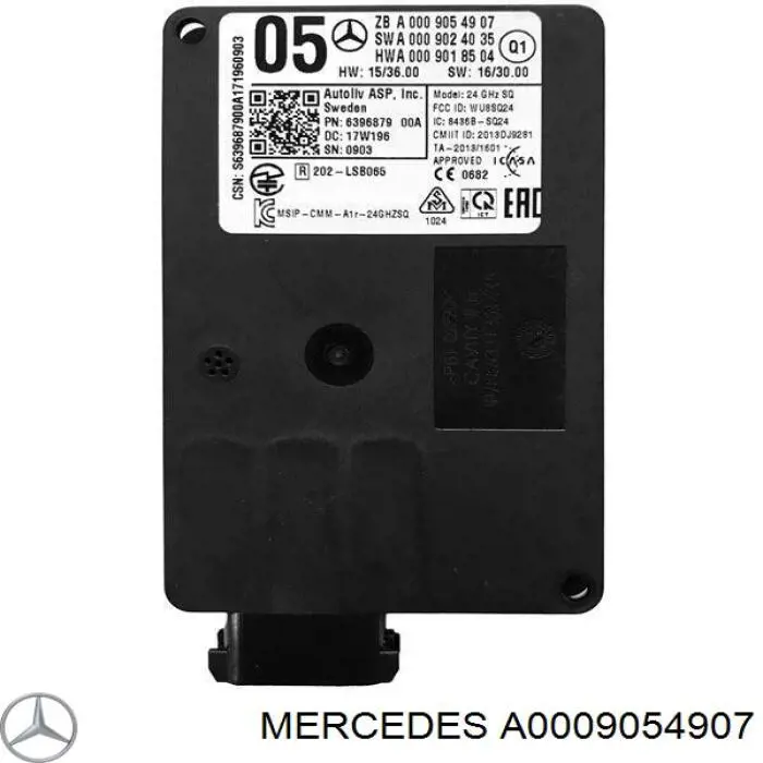 000905490764 Mercedes sensor de distancia por radar