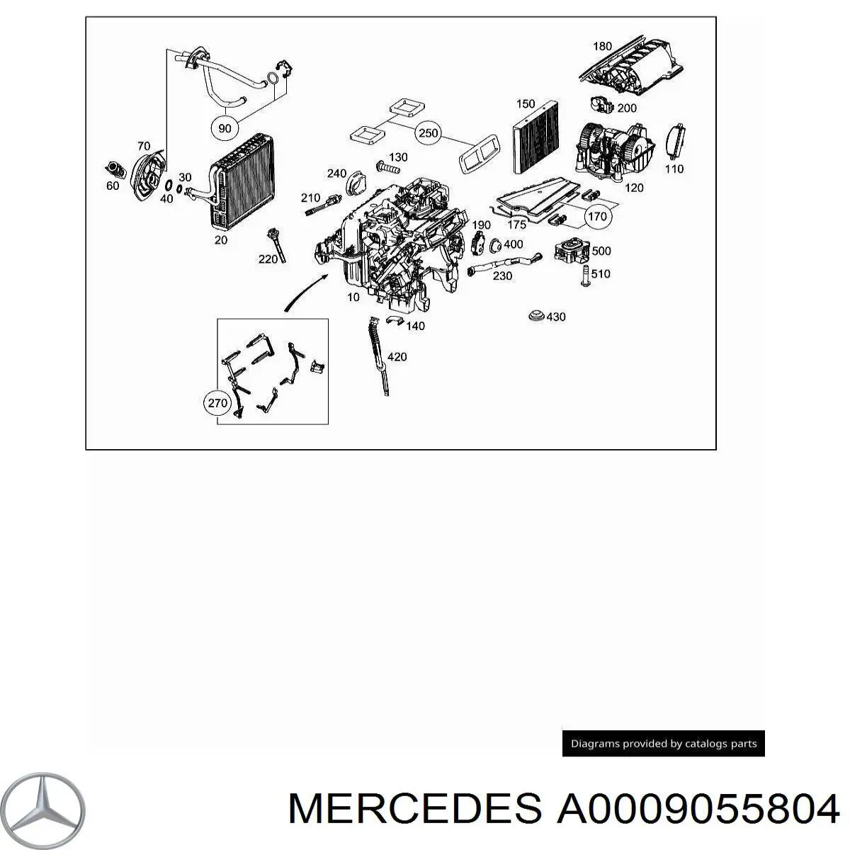 A0009055804 Mercedes