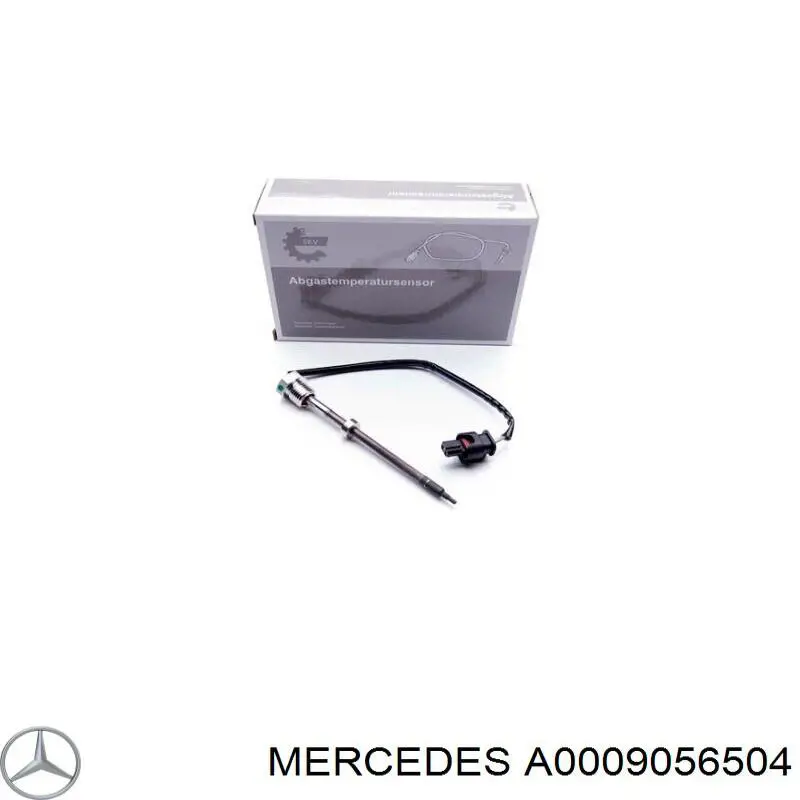 A0009056504 Mercedes sensor de temperatura, gas de escape, antes de filtro hollín/partículas