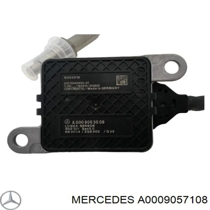 Sensor de óxidos de nitrógeno NOx delantero Mercedes A0009057108 precio, desde 261,51 EUR