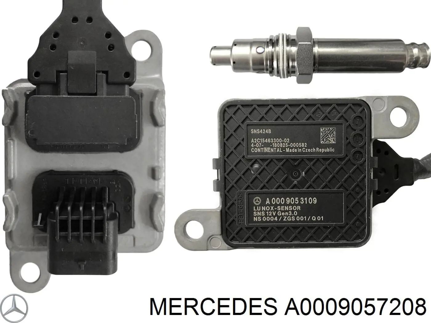 A0009057208 Mercedes sensor de óxido de nitrógeno nox