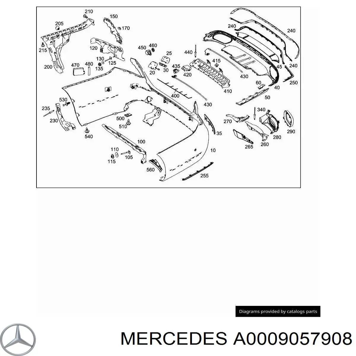 A0009057908 Mercedes