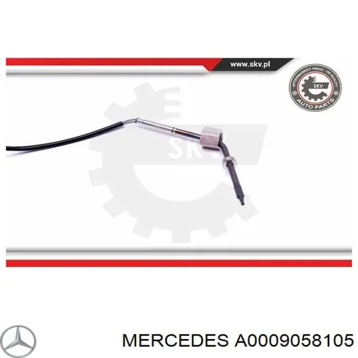 Sensor de temperatura de gases de escape en catalizador Mercedes 0009057705 precio, desde 59,53 EUR