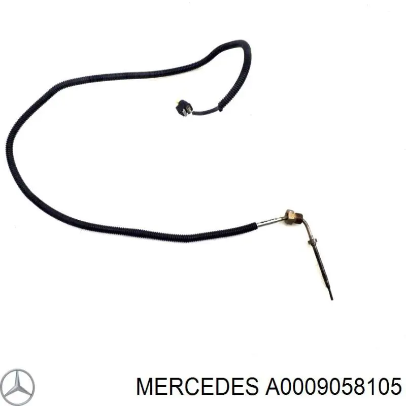 Sensor de temperatura de gases de escape en catalizador Mercedes 0009057705