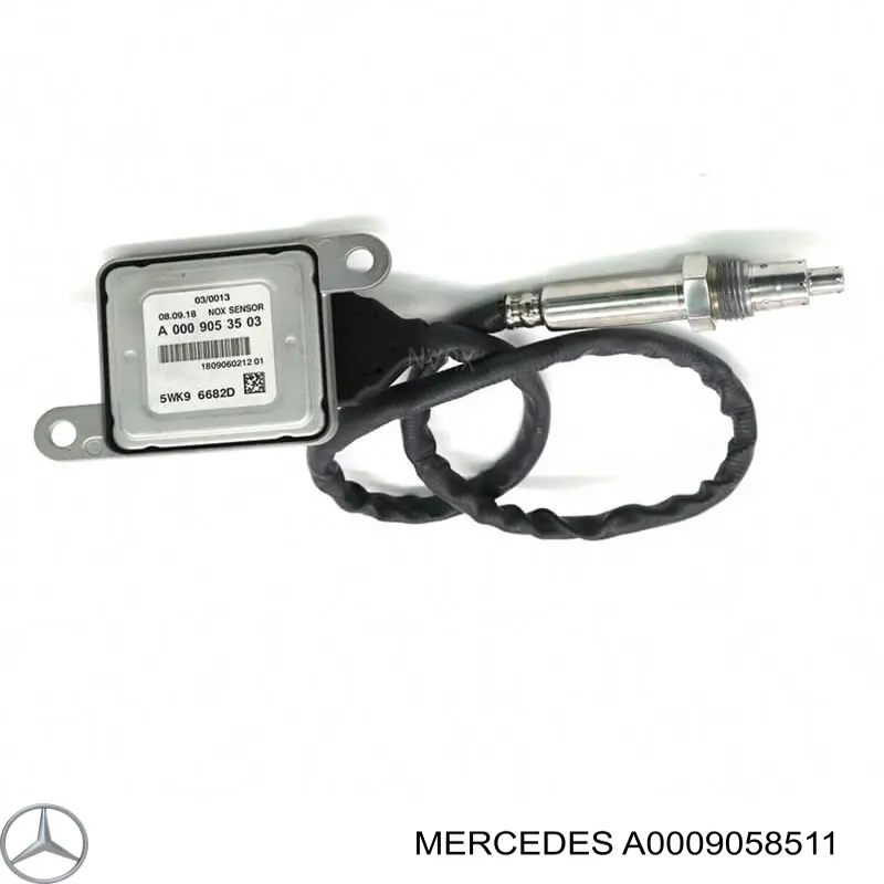 A0009058511 Mercedes sensor de óxido de nitrógeno nox trasero