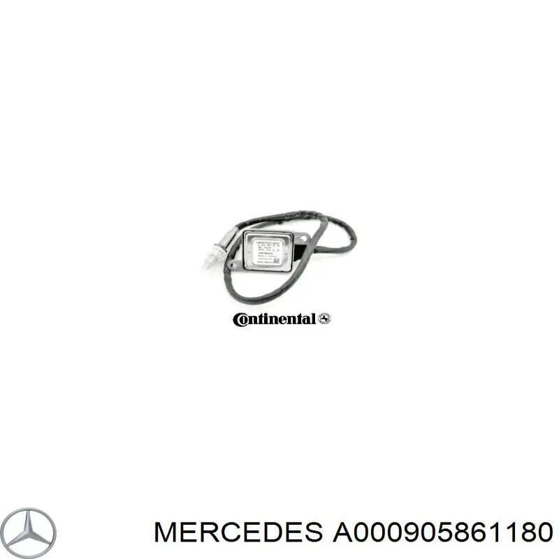 Sensor de óxidos de nitrógeno NOx 000905861187 Mercedes