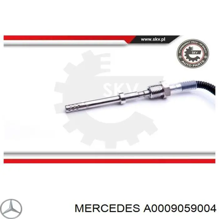 Sensor de temperatura de gases de escape después del catalizador Mercedes A0009059004 precio, desde 68,52 EUR