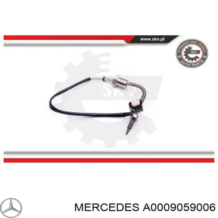 Comprar A0009059006 Mercedes Sensor de temperatura de gases de escape antes de la turbina