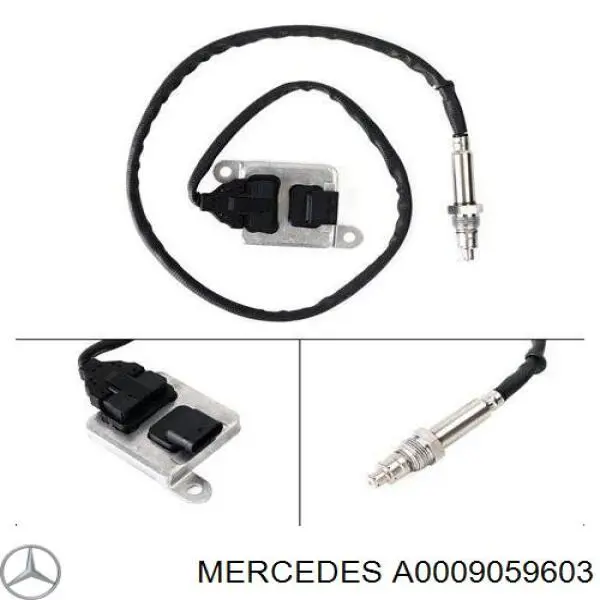 0009059603 Mercedes sensor de óxido de nitrógeno nox trasero