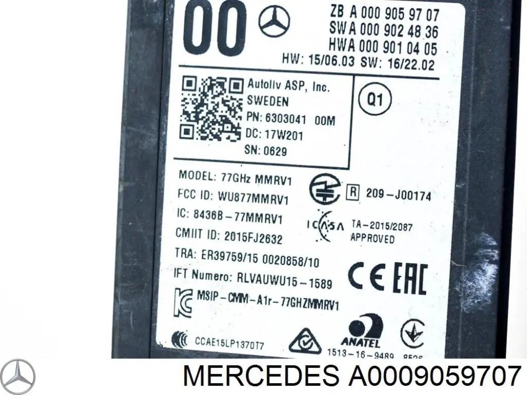 Comprar A0009059707 Mercedes 