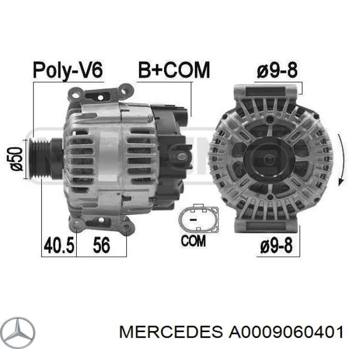 Generador Mercedes 000906040180
