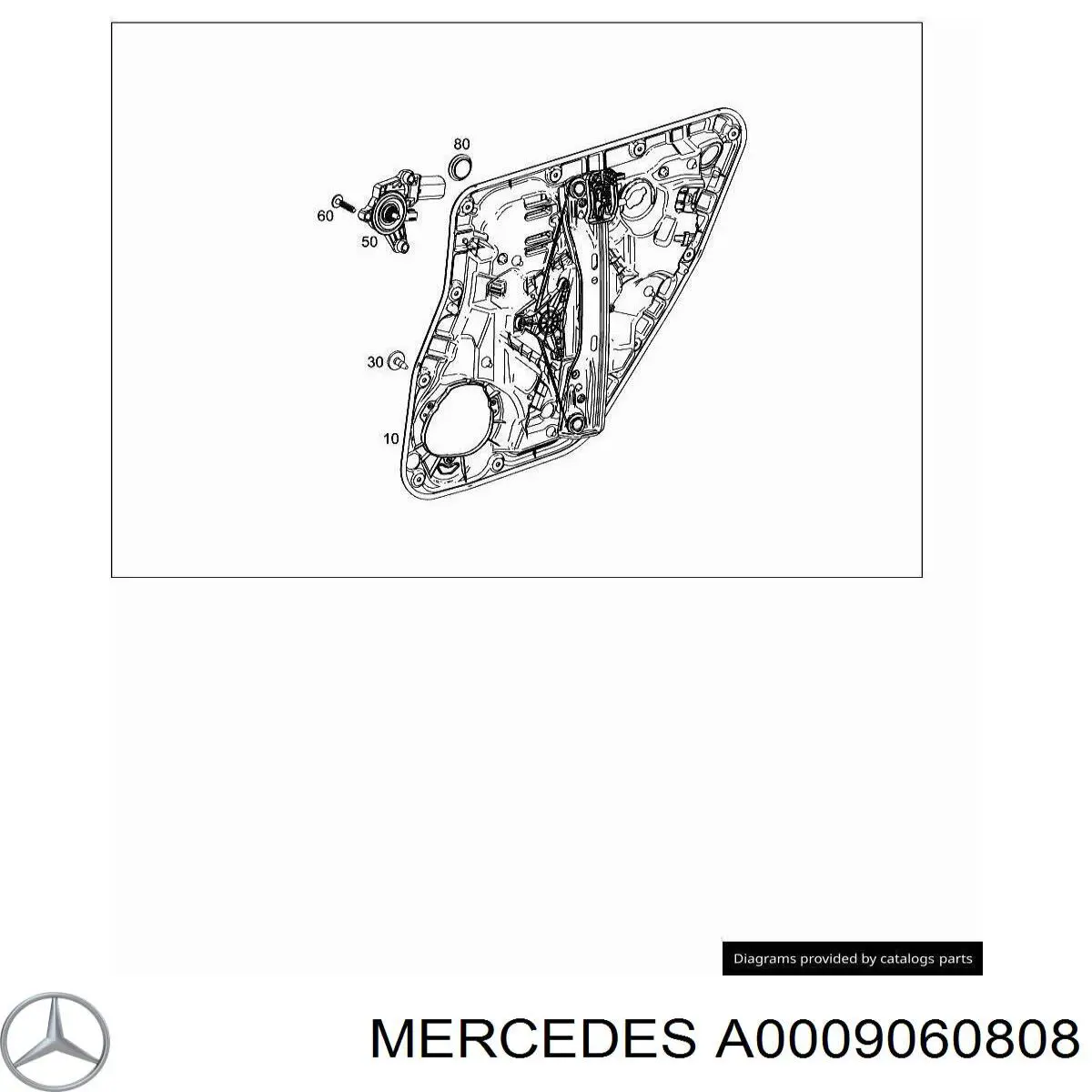 Motor del elevalunas de la puerta trasera izquierda Mercedes A0009060808 precio, desde 78,41 EUR